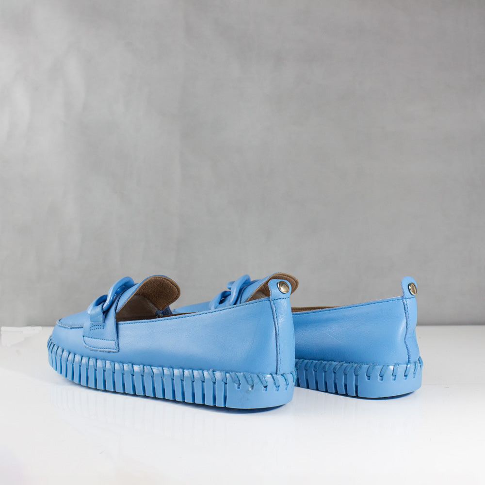 ZAPATOS PARA MUJER MELINA CUERO AZUL