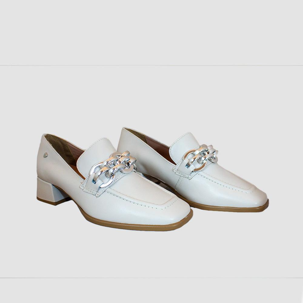 TACONES PARA MUJER DARSE CUERO BEIGE