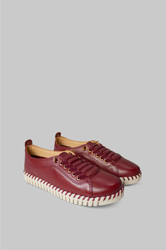 ZAPATOS PARA MUJER HELENA CUERO VINOTINTO