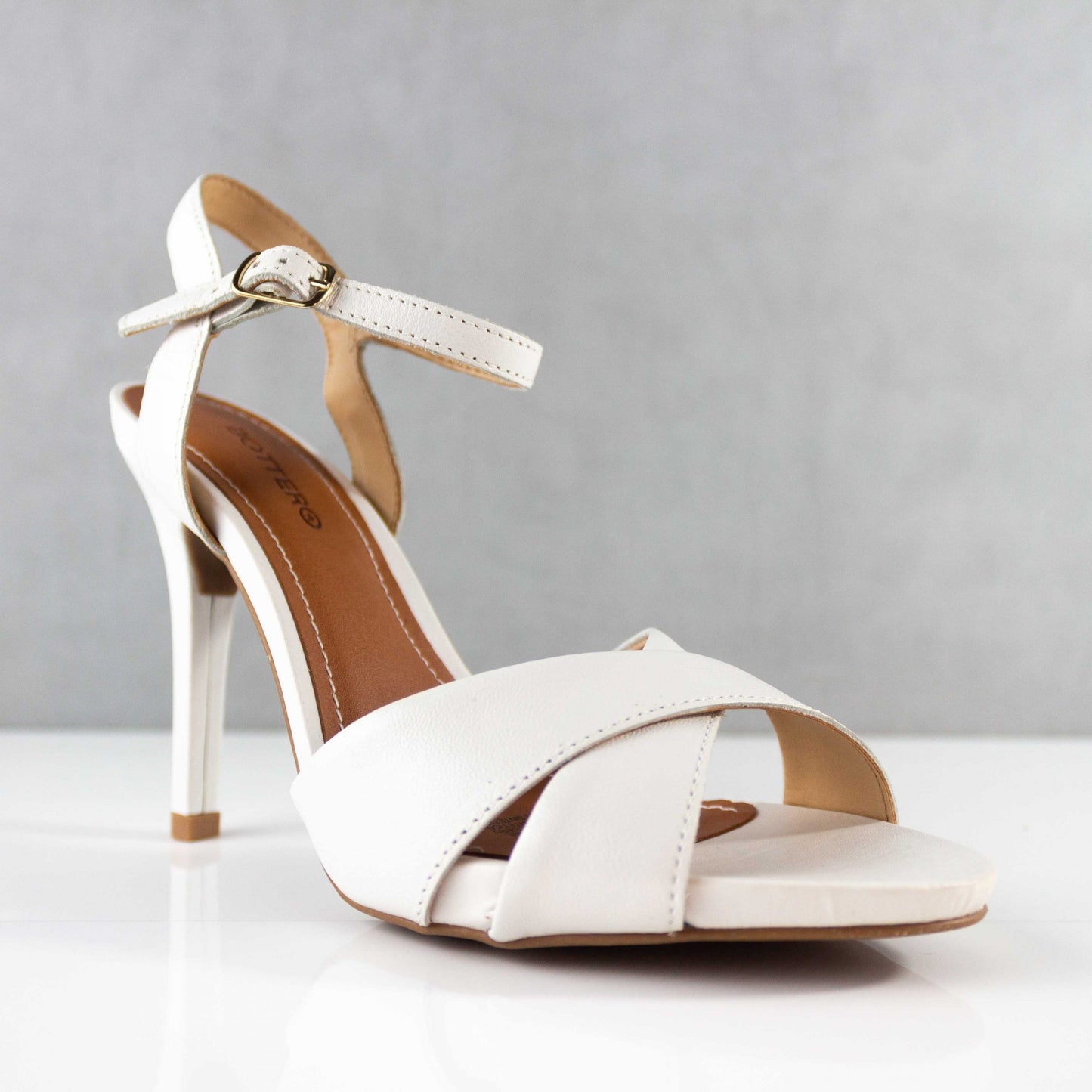 SANDALIAS PARA MUJER ELLEN CUERO BLANCO