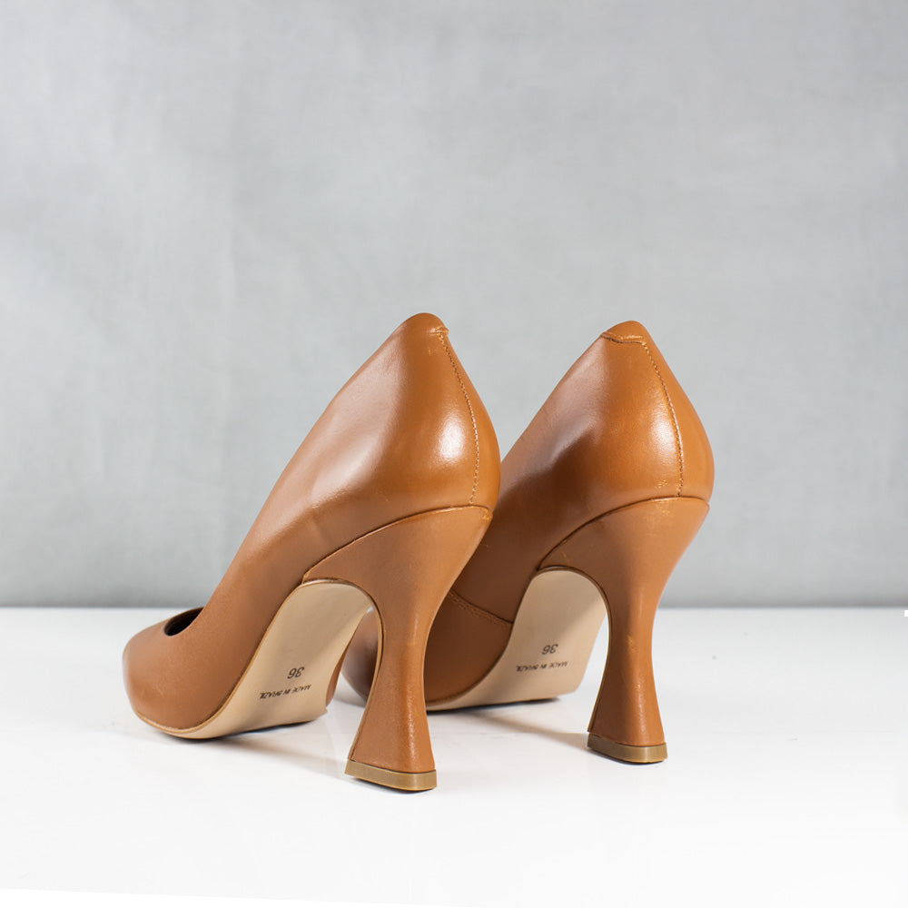 TACONES PARA MUJER LUCIA CUERO CAMEL