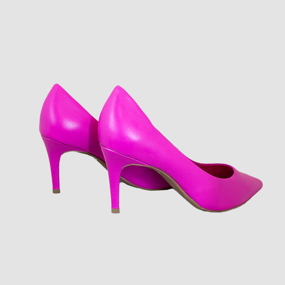 TACONES PARA MUJER OLIVA CUERO DORADO