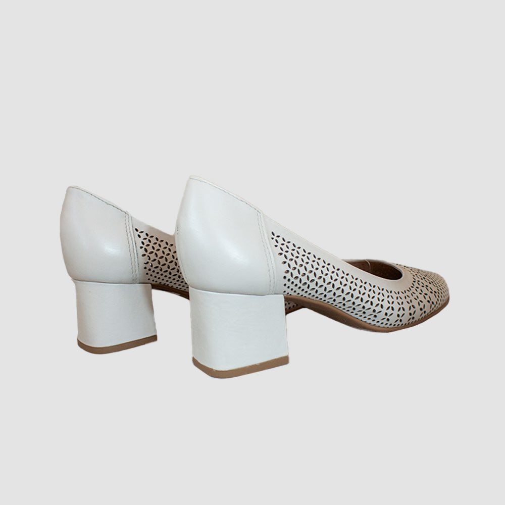 TACONES PARA MUJER ORIAN CUERO BEIGE