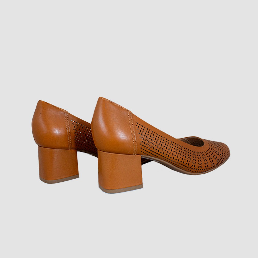 TACONES PARA MUJER ORIAN CUERO CAMEL