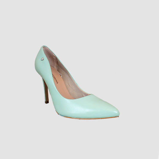 TACONES PARA MUJER ABUNA CUERO VERDE