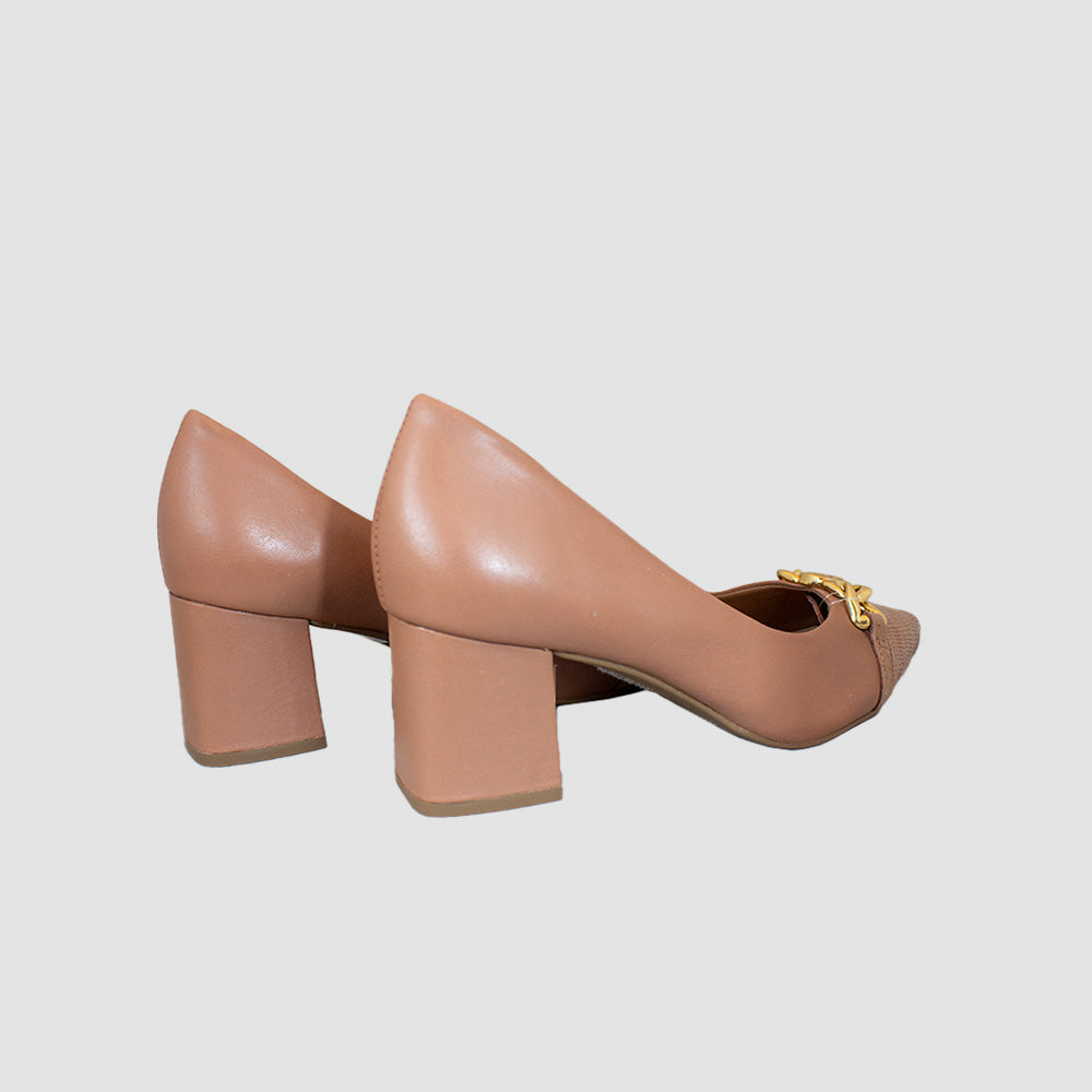 TACONES PARA MUJER MAIA CUERO NUDE