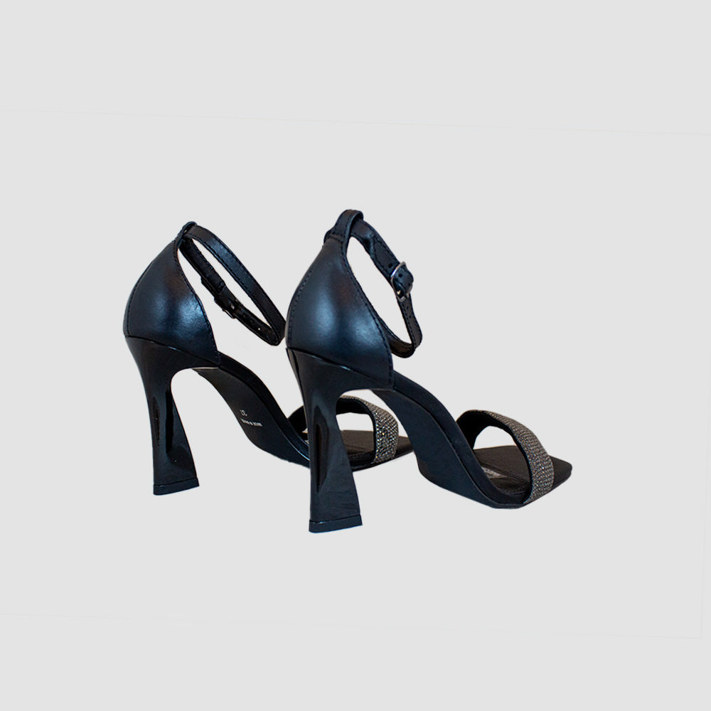 SANDALIAS PARA MUJER FILIN CUERO NEGRO