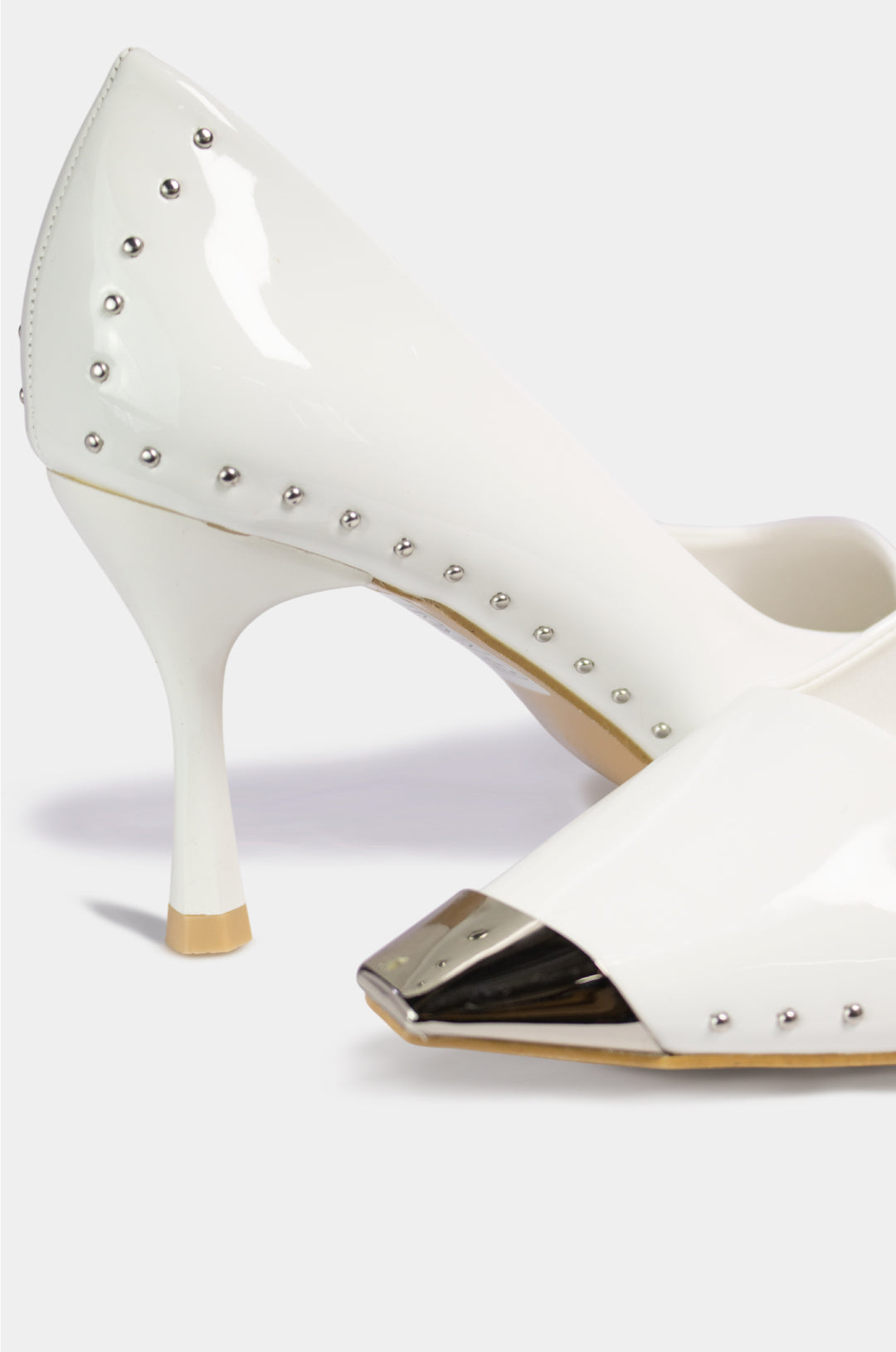 TACONES PARA MUJER VERTICAL BLANCO