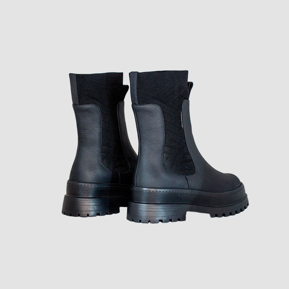 BOTINES PARA MUJER PRANA CUERO NEGRO