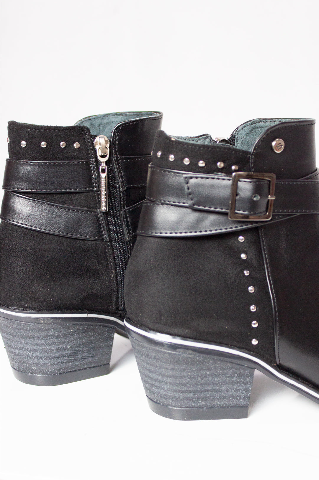 BOTINES PARA MUJER ESTELAR NEGRO