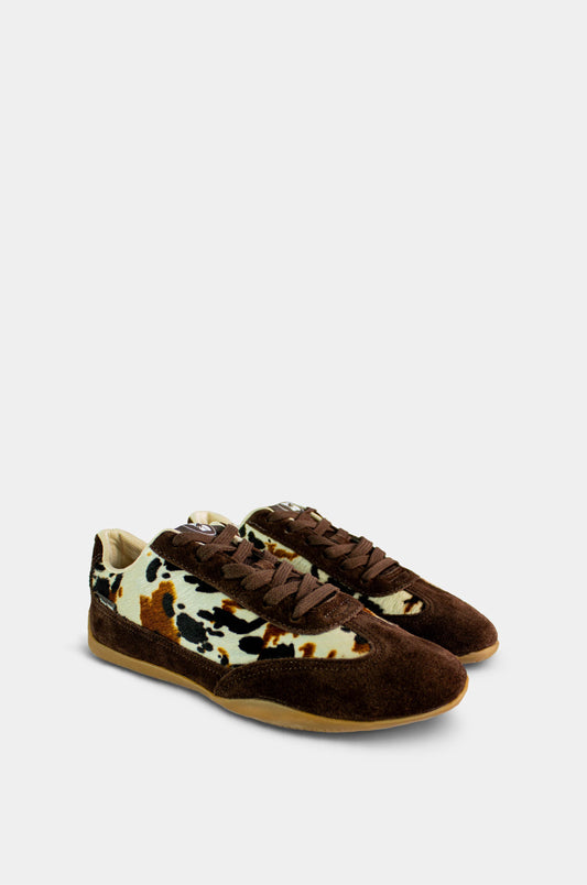TENIS PARA MUJER IRIA CUERO CAFE