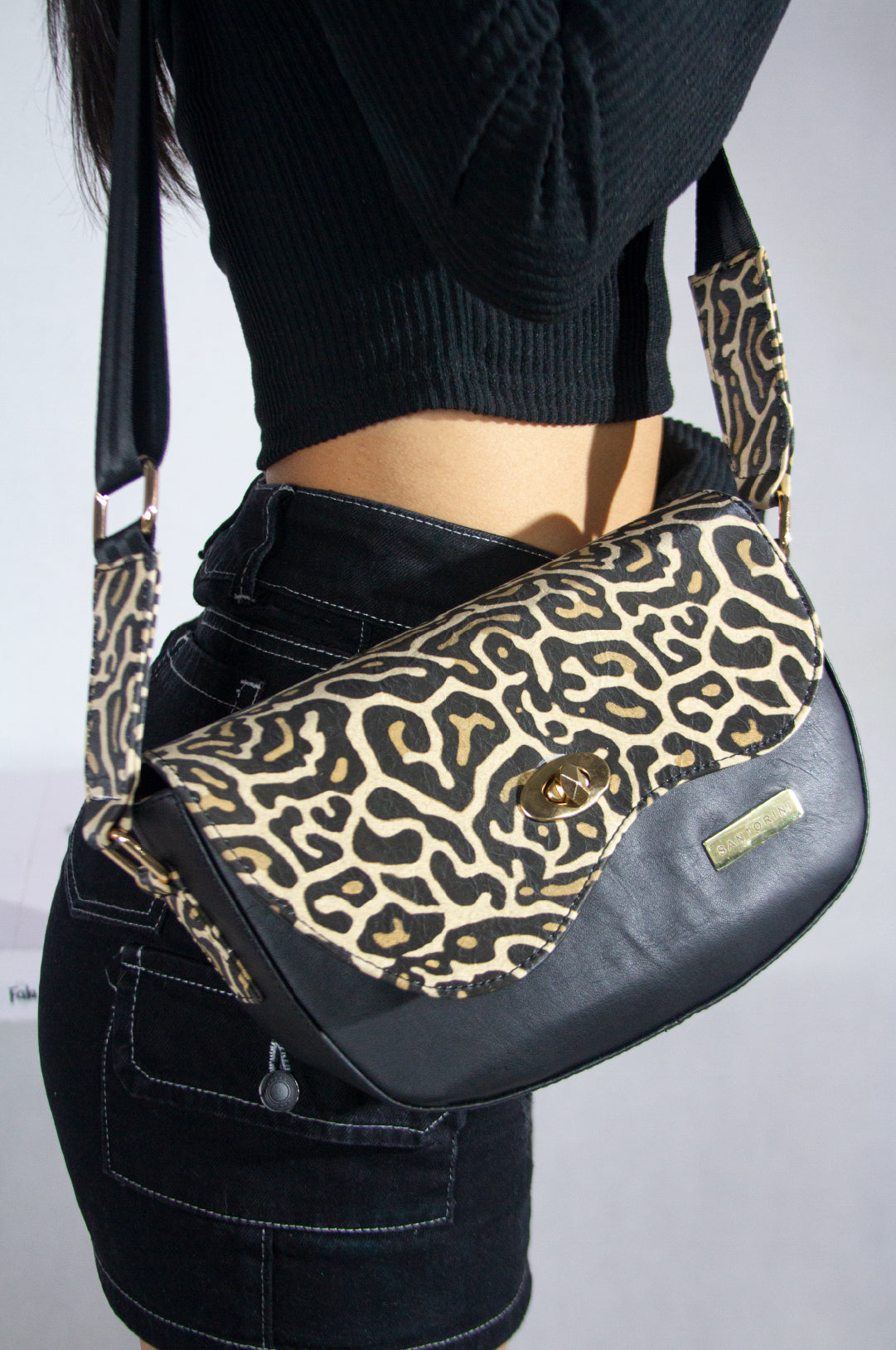 BOLSOS TRINIDAD CUERO ANIMAL PRINT