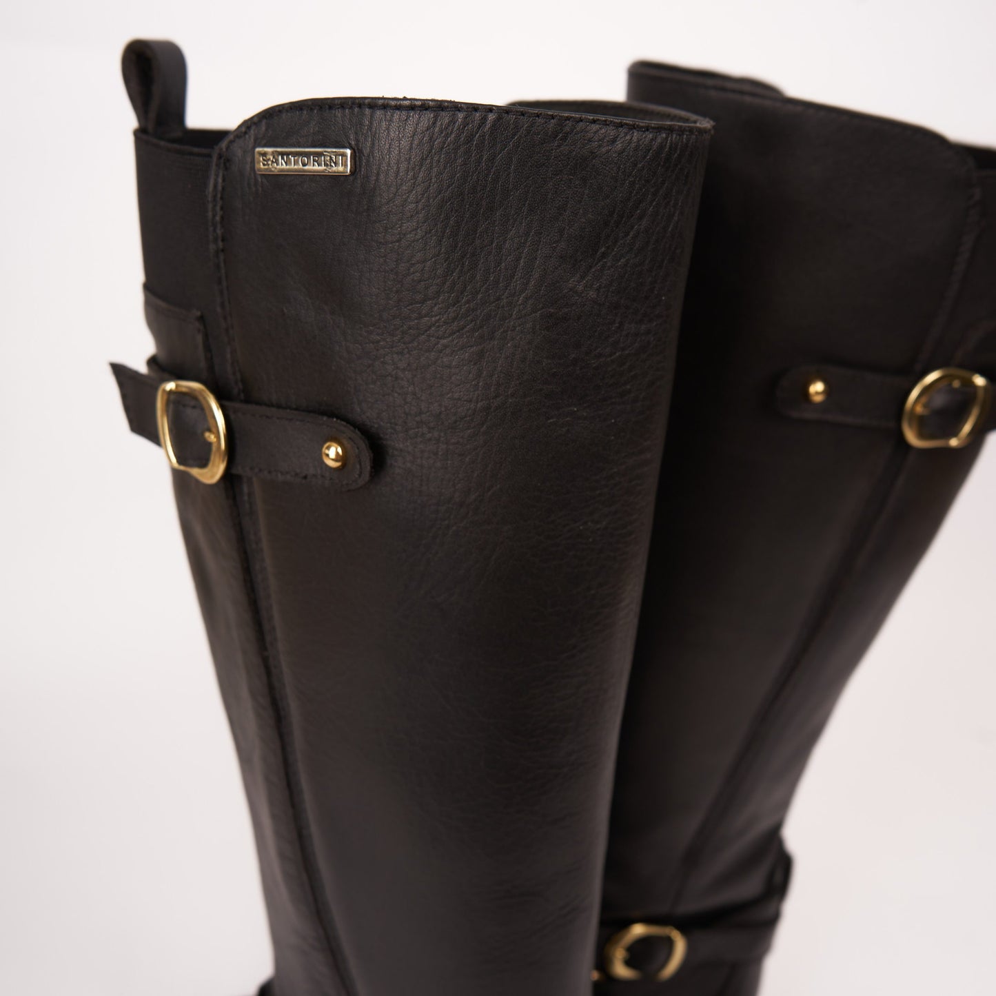 BOTAS PARA MUJER DINORA CUERO NEGRO