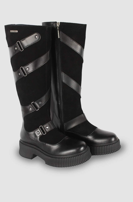 BOTAS PARA MUJER CELINA NEGRO
