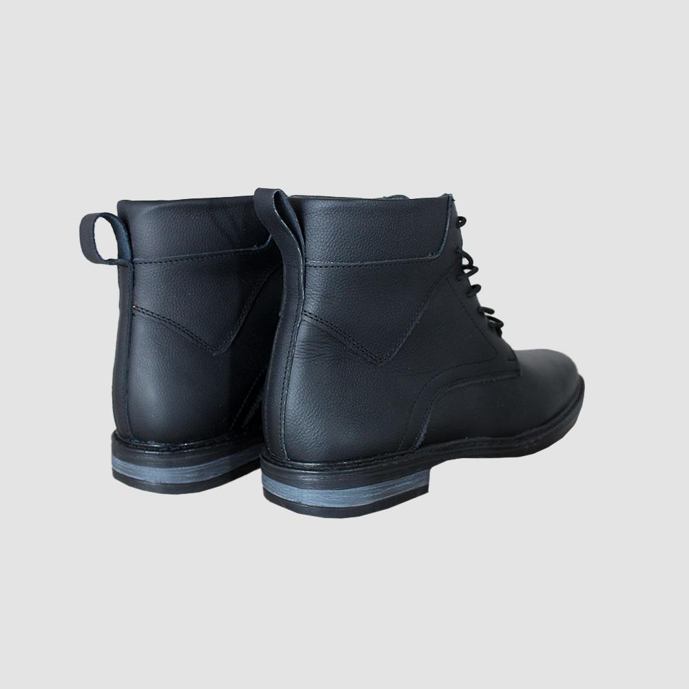 BOTINES PARA HOMBRE WIN CUERO NEGRO