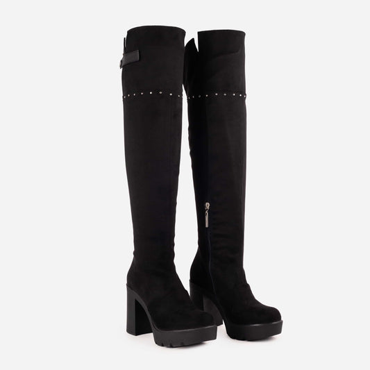 BOTAS PARA MUJER VANA NEGRO