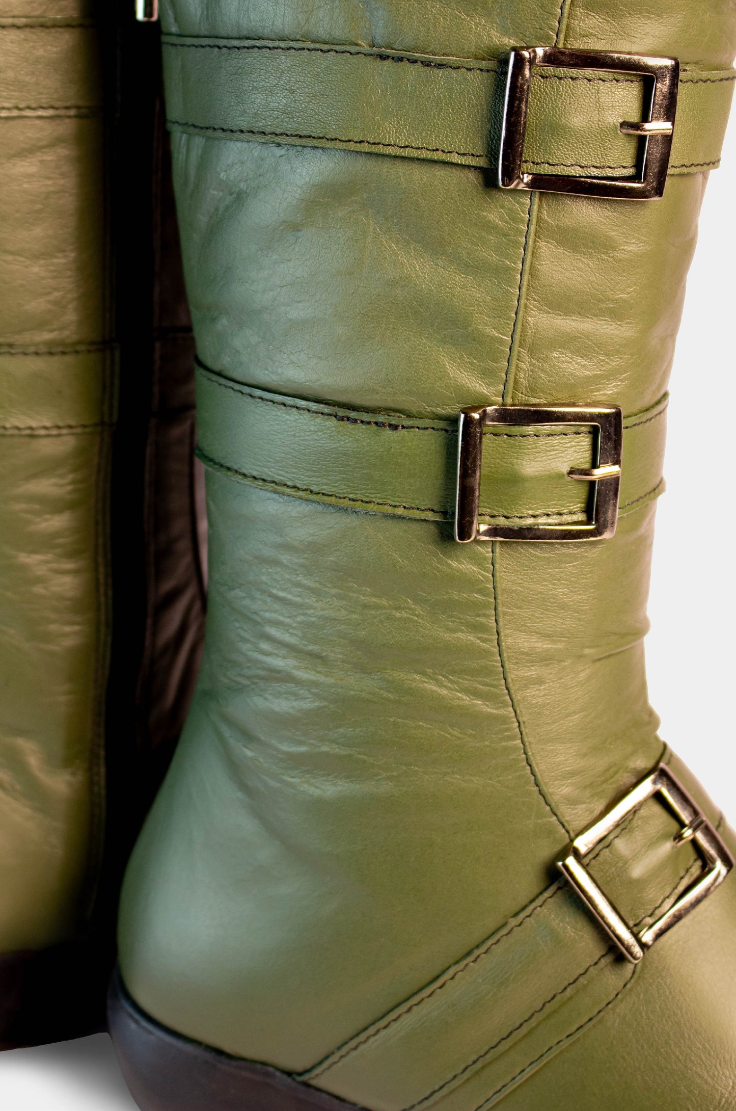 BOTAS PARA MUJER LEILA CUERO VERDE