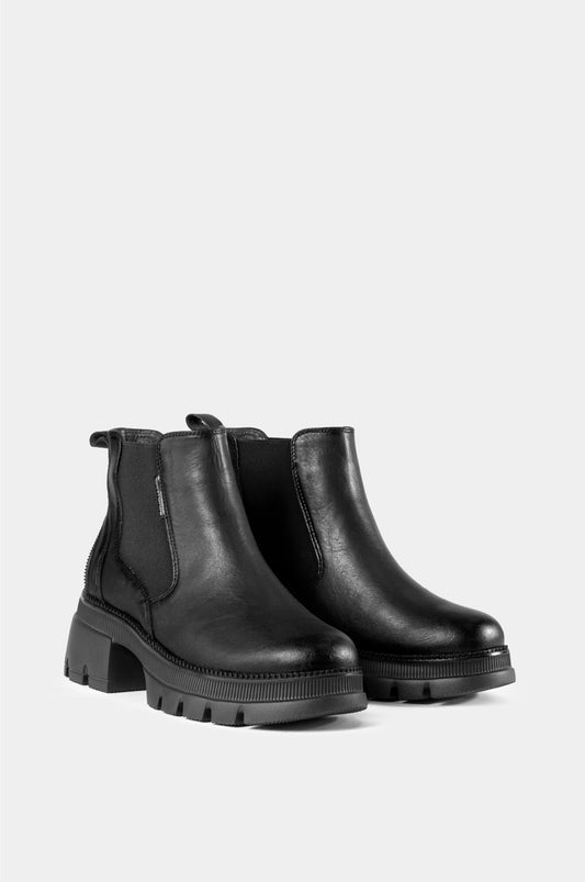 BOTAS PARA MUJER NAYA CUERO NEGRO