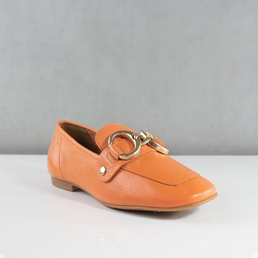 ZAPATOS PARA MUJER HOUSTON CUERO NARANJA