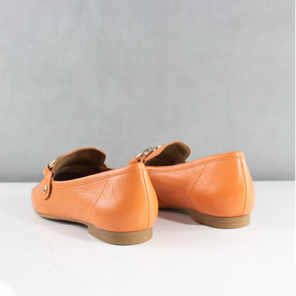 ZAPATOS PARA MUJER HOUSTON CUERO NARANJA