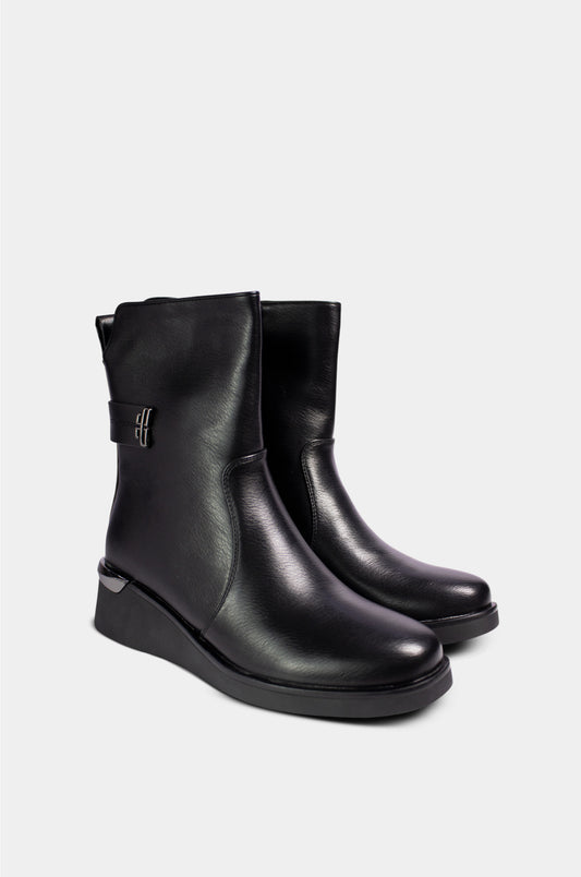 BOTINES PARA MUJER OBSIDIANA NEGRO