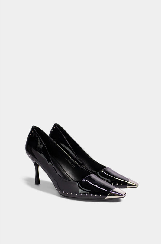 TACONES PARA MUJER VERTICAL NEGRO