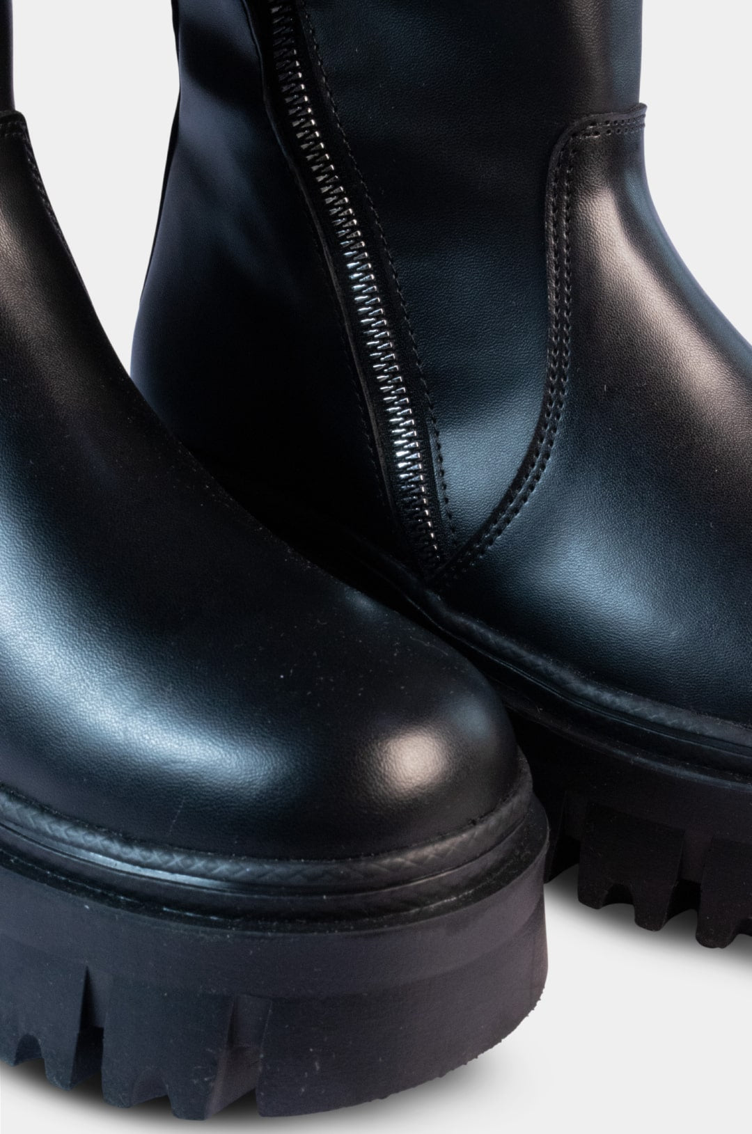 BOTINES PARA MUJER CARMESI NEGRO