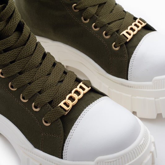 BOTINES PARA MUJER CHAVIN VERDE