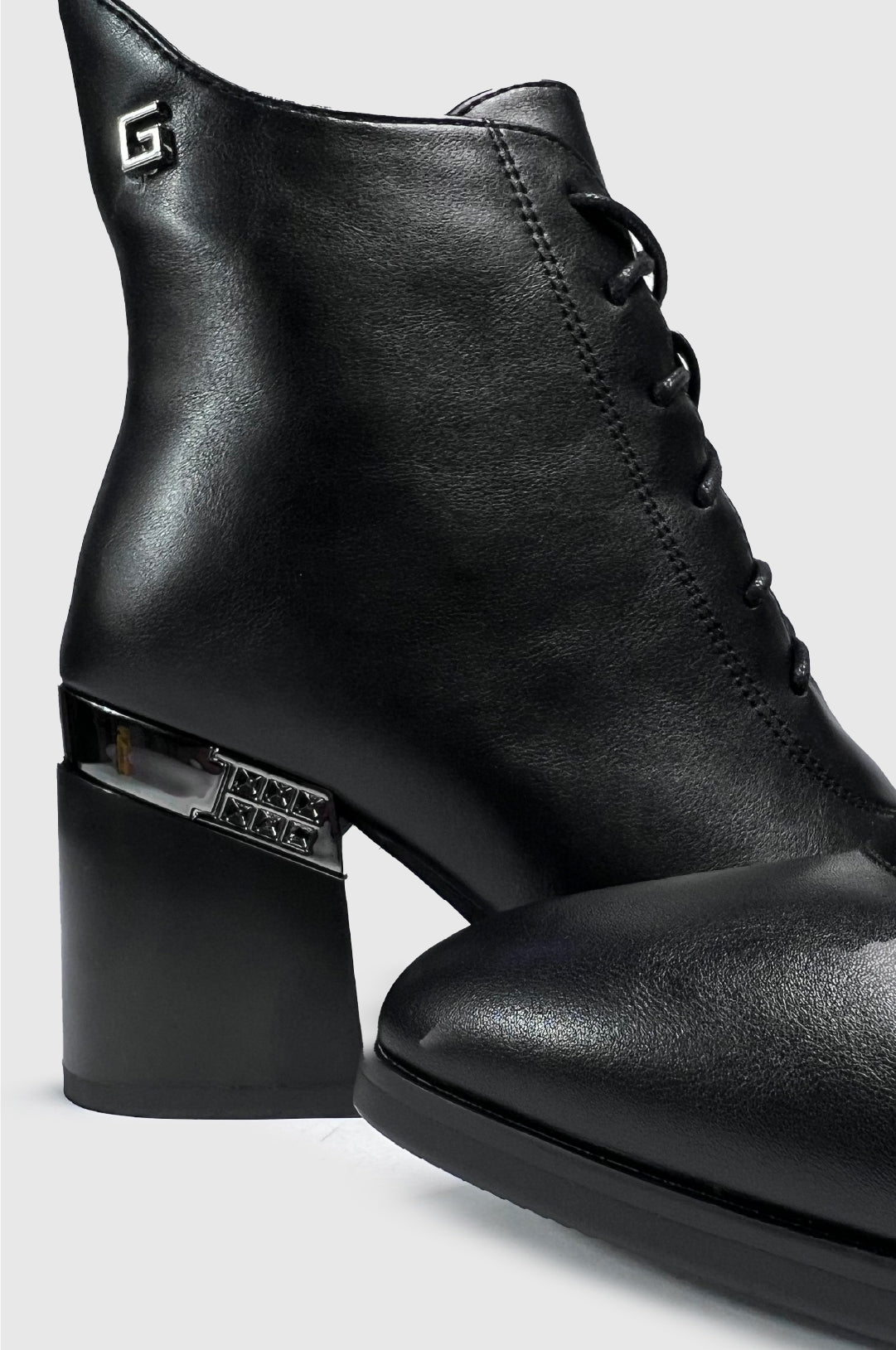 BOTINES PARA MUJER LORA NEGRO