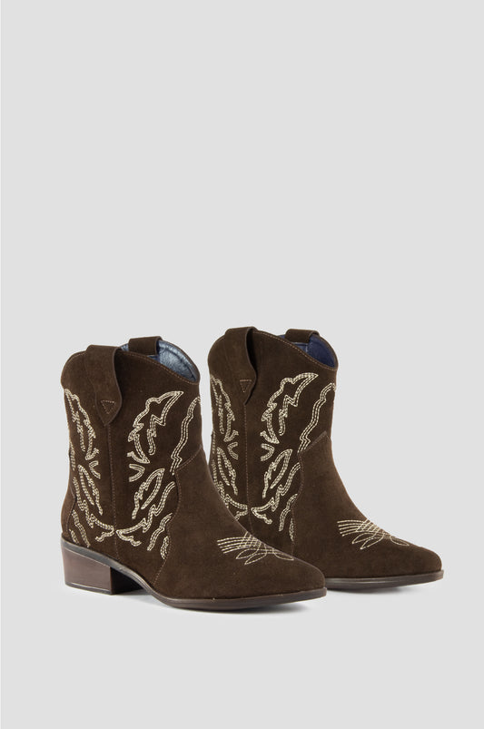 BOTINES PARA MUJER JESSIE CAFÉ