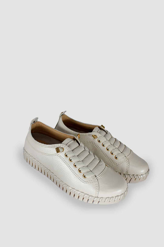 ZAPATOS PARA MUJER JESSIA CUERO BLANCO