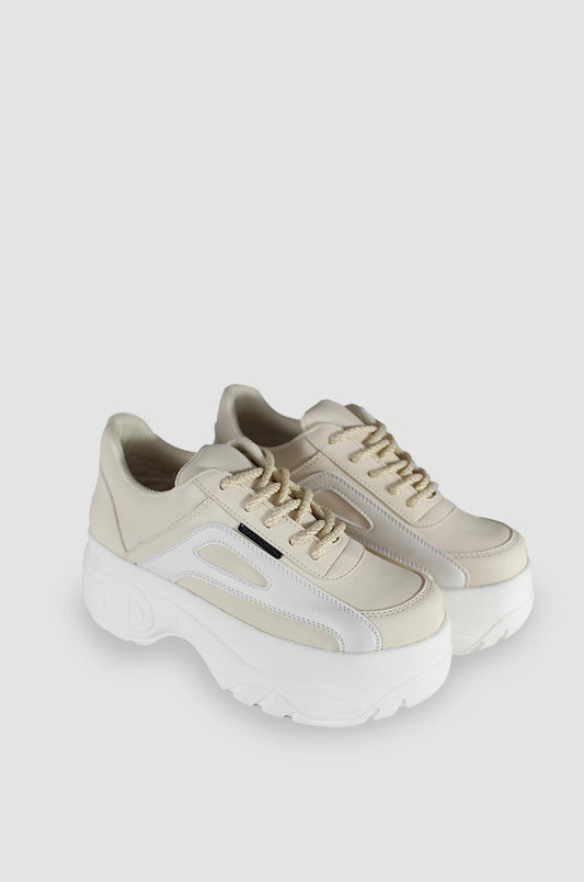 TENIS PARA MUJER NEMESIS BEIGE