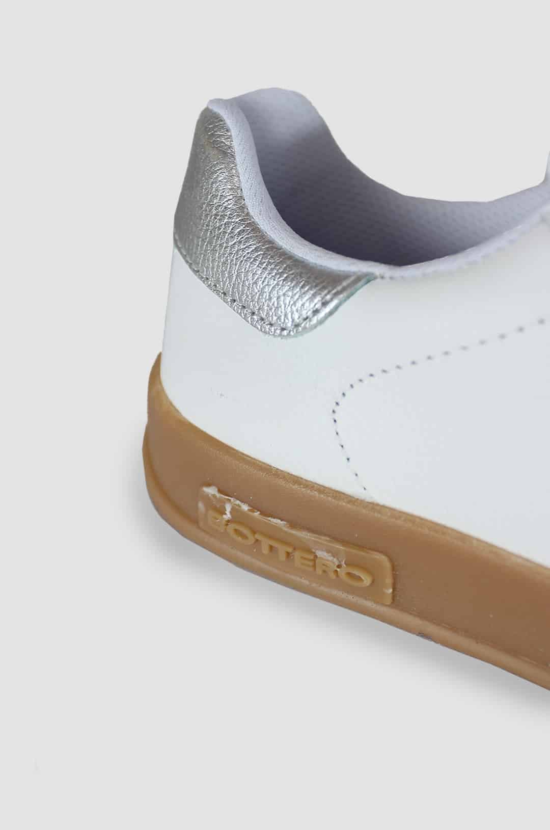 TENIS PARA MUJER PERINA CUERO BLANCO