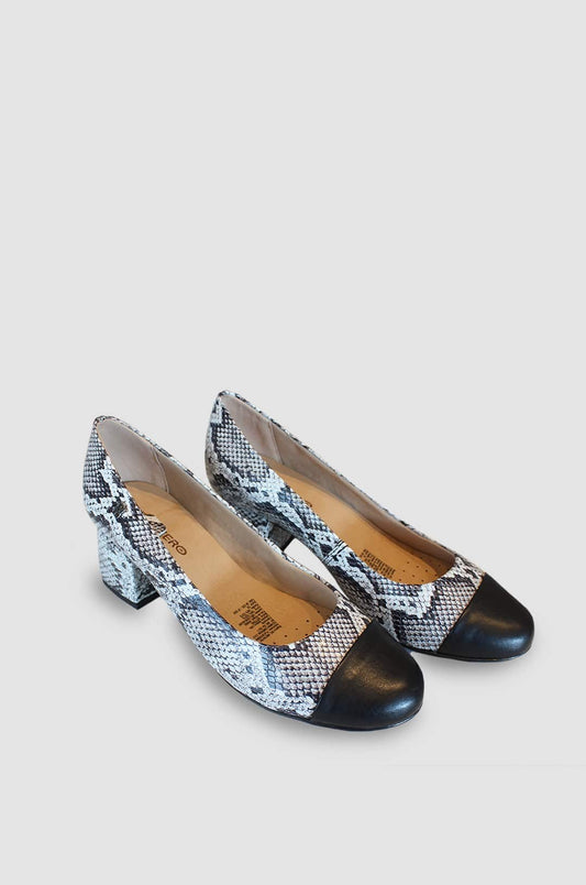 TACONES PARA MUJER CHIARA CUERO GRIS