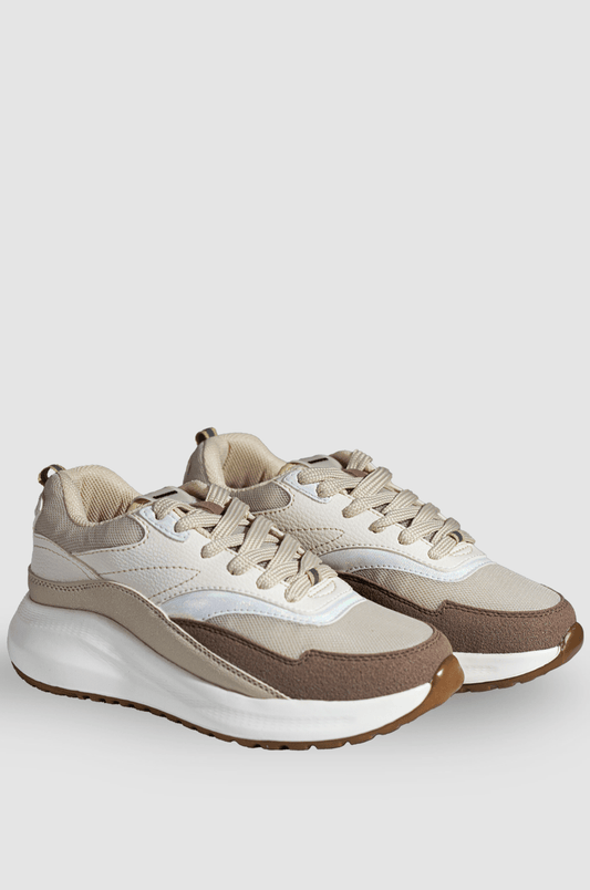 TENIS PARA MUJER SIENA BEIGE