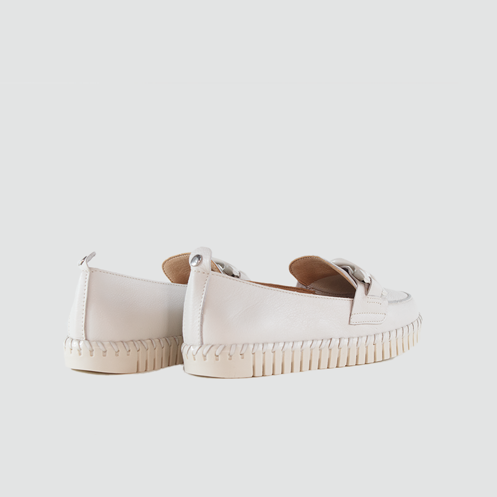 ZAPATOS PARA MUJER DANIS CUERO BLANCO