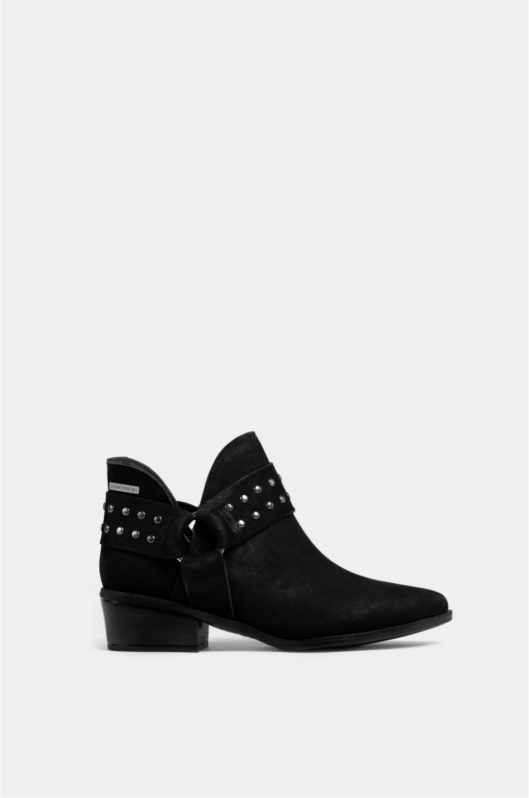 BOTINES PARA MUJER CHIC CUERO NEGRO