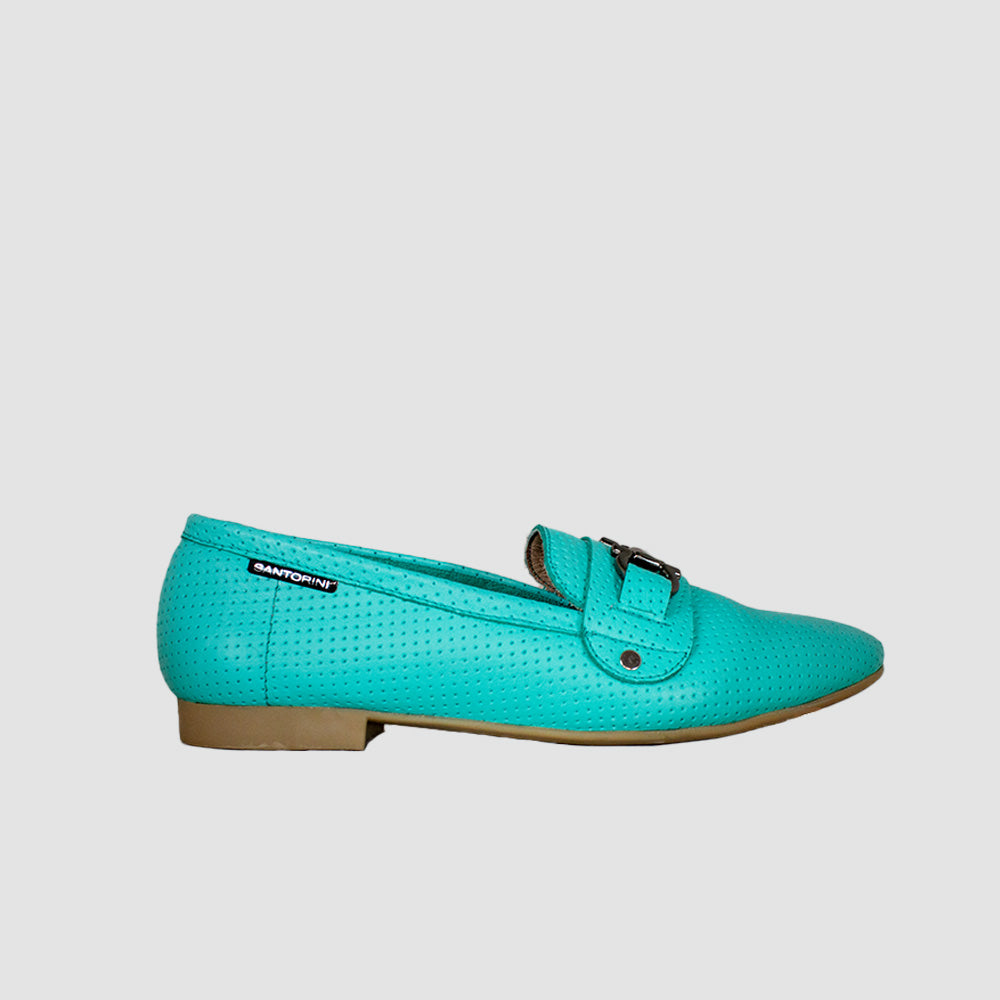 BALETAS PARA MUJER TERNI CUERO VERDE