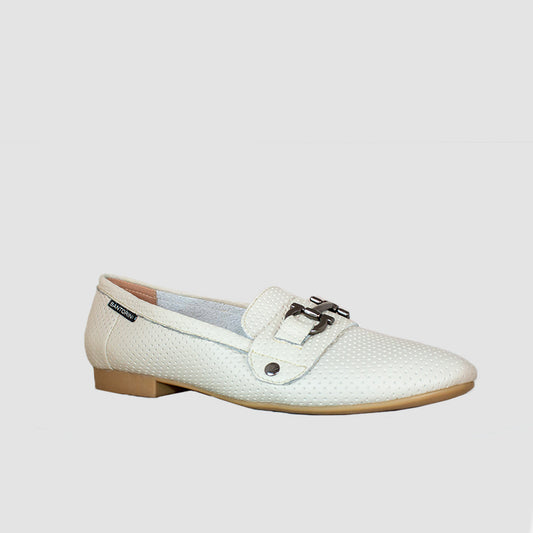 BALETAS PARA MUJER TERNI CUERO BEIGE