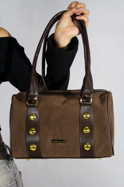 BOLSOS VALEN CUERO CAFE