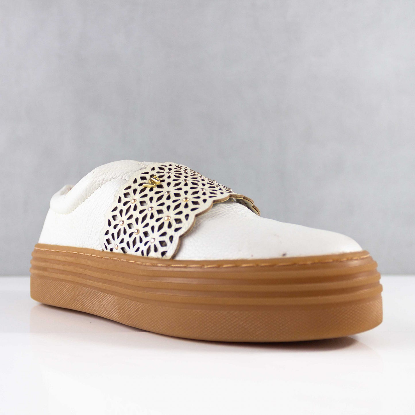 TENIS PARA MUJER IASMIN2 CUERO BLANCO