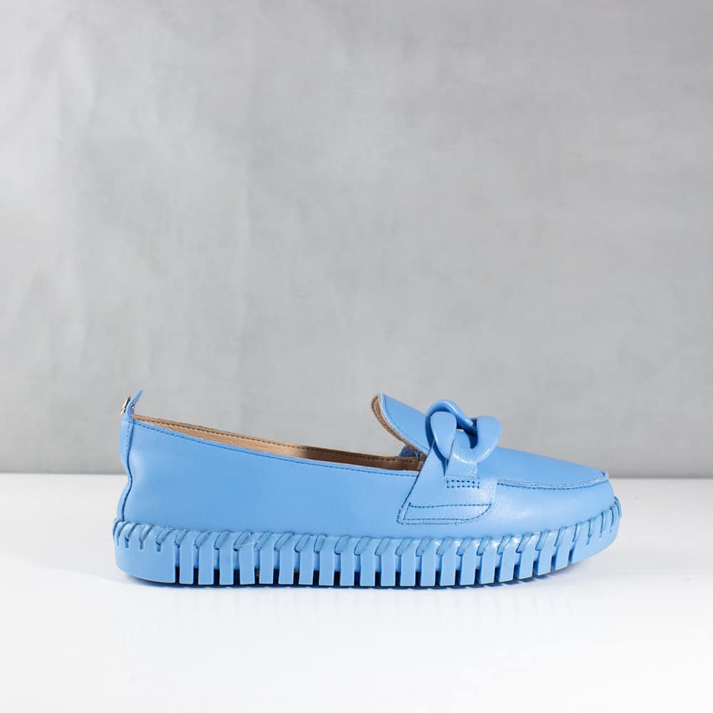 ZAPATOS PARA MUJER MELINA CUERO AZUL