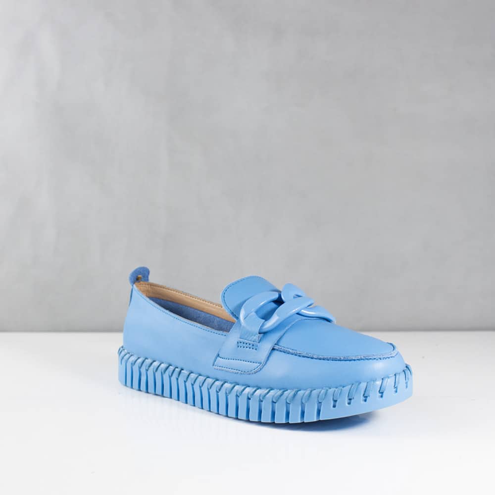 ZAPATOS PARA MUJER MELINA CUERO AZUL