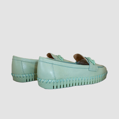 ZAPATOS PARA MUJER SOLAN CUERO VERDE