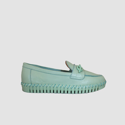 ZAPATOS PARA MUJER SOLAN CUERO VERDE