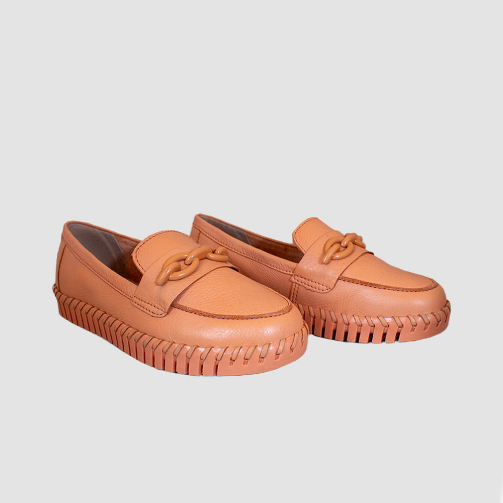 ZAPATOS PARA MUJER SOLAN CUERO NARANJA