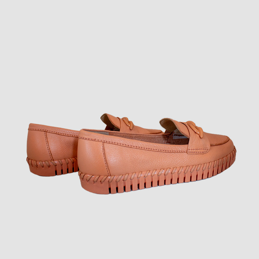 ZAPATOS PARA MUJER SOLAN CUERO NARANJA