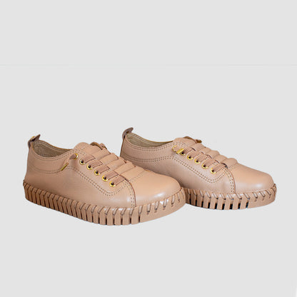 ZAPATOS PARA MUJER CIENA CUERO NUDE