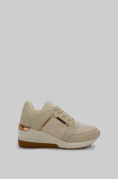 TENIS PARA MUJER SAMI BEIGE
