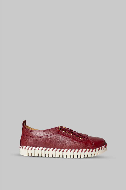 ZAPATOS PARA MUJER HELENA CUERO VINOTINTO